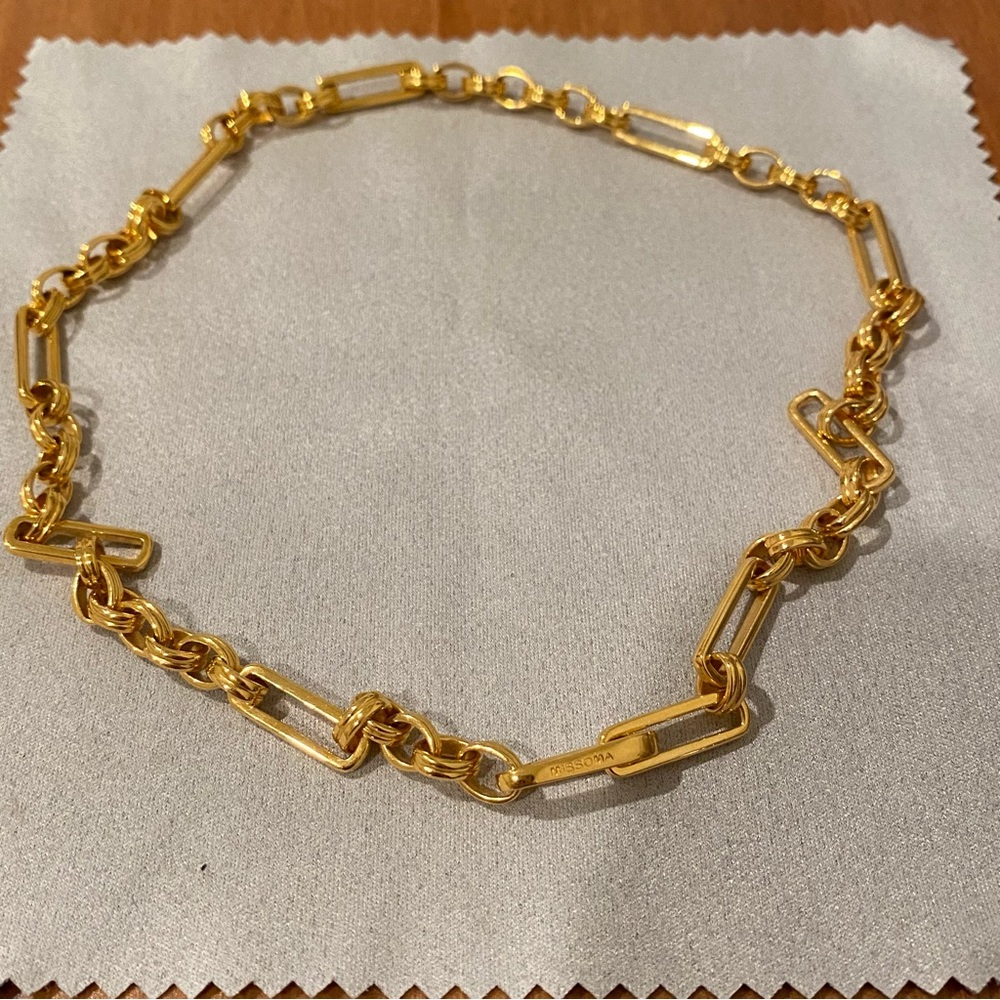 Missoma Axiom Chain Necklace Price $265 like new